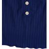 imageSweatyRocks Womens Half Button Floral Print Cami Top and Shorts Sleepwear Ribbed Pajamas SetBlue White