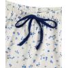 imageSweatyRocks Womens Half Button Floral Print Cami Top and Shorts Sleepwear Ribbed Pajamas SetBlue White