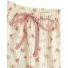 imageSweatyRocks Womens Half Button Floral Print Cami Top and Shorts Sleepwear Ribbed Pajamas SetMulticolor Print