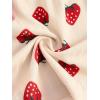 imageSweatyRocks Womens Half Button Floral Print Cami Top and Shorts Sleepwear Ribbed Pajamas SetPink and Red