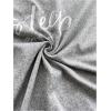 imageSweatyRocks Womens 3 Piece Pajama Sets Cute Graphic Tee Tops and Shorts Pants Lounge SetGrey and White