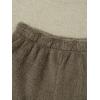 imageSweatyRocks Womens Fuzzy Pajamas Set Crop Tank Top With Shorts LoungewearKhaki Grey