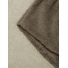 imageSweatyRocks Womens Fuzzy Pajamas Set Crop Tank Top With Shorts LoungewearKhaki Grey