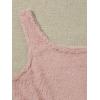 imageSweatyRocks Womens Fuzzy Pajamas Set Crop Tank Top With Shorts LoungewearLight Pale Pink