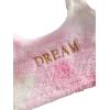 imageSweatyRocks Womens Fuzzy Pajamas Set Crop Tank Top With Shorts LoungewearPink Tie Dye