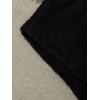 imageSweatyRocks Womens Fuzzy Pajamas Set Crop Tank Top With Shorts LoungewearPure Black