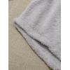 imageSweatyRocks Womens Fuzzy Pajamas Set Crop Tank Top With Shorts LoungewearSolid Light Grey