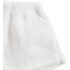 imageSweatyRocks Womens Fuzzy Pajamas Set Crop Tank Top With Shorts LoungewearWhite With Pocket