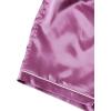 imageSweatyRocks Womens Short Sleeve Sleepwear Button Down Satin 2 Piece Pajama SetLight Purple