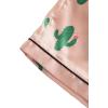 imageSweatyRocks Womens Short Sleeve Sleepwear Button Down Satin 2 Piece Pajama SetPink