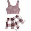 Dusty Pink Plaid