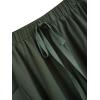 imageSweatyRocks Womens Casual High Waist Pleated ALine Midi Skirt with PocketArmy Green