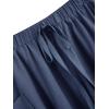 imageSweatyRocks Womens Casual High Waist Pleated ALine Midi Skirt with PocketDeep Blue