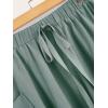 imageSweatyRocks Womens Casual High Waist Pleated ALine Midi Skirt with PocketGreen