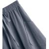imageSweatyRocks Womens Casual High Waist Pleated ALine Midi Skirt with PocketGrey