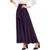 imageSweatyRocks Womens Elegant High Waist Skirt Tie Front Pleated Maxi SkirtsPurple