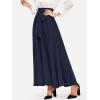 imageSweatyRocks Womens Elegant High Waist Skirt Tie Front Pleated Maxi SkirtsRoyal Blue