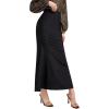 imageSweatyRocks Womens High Wasit Mermaid Skirt Bodycon Long Maxi SkirtsBlack