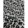 imageSweatyRocks Womens Shirred Waist Layered Ruffle Hem Leopard Print Mini SkirtsGrey