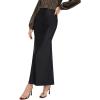 imageSweatyRocks Womens High Wasit Mermaid Skirt Bodycon Long Maxi SkirtsBlack