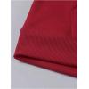 imageSweatyRocks Mens Casual Hooded Sweatshirt Letter Print Long Sleeve Drop Shoulder Pullover TopsBurgundy