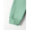 imageSweatyRocks Mens Casual Hooded Sweatshirt Letter Print Long Sleeve Drop Shoulder Pullover TopsMint Green