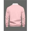 imageSweatyRocks Mens Color Block Collared Sweatshirts Button Front Long Sleeve Pullovers TopsMulticolor