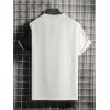 imageSweatyRocks Mens Color Block T Shirts Round Neck Short Sleeve Summer Tee TopsMulticolor