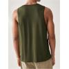 imageSweatyRocks Mens Colorblock Letter Pattern Tank Top Crewneck Sleeveless Casual Tee TopsMulticolor