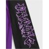 imageSweatyRocks Mens Crewneck Long Sleeve Letter Graphic T Shirts Y2k Colorblock Loose Tee TopsPurple