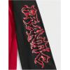 imageSweatyRocks Mens Crewneck Long Sleeve Letter Graphic T Shirts Y2k Colorblock Loose Tee TopsRed Black
