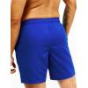 imageSweatyRocks Mens Drawstring Waist Swim Trunks Solid Bathing Suits Shorts with PocketsRoyal Blue