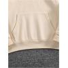 imageSweatyRocks Mens Hoodies Letter Graphic Print Long Sleeve Hooded Pullover Sweatshirts with PocketApricot