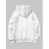 imageSweatyRocks Mens Letter Graphic Hoodies Long Sleeve Vintage Thermal Sweatshirts Pullover Top with PocketWhite