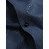 imageSweatyRocks Mens Long Sleeve Button Down Collared Plaid Shirts Casual Work TopsBlue