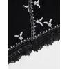 imageSweatyRocks Womens Floral Lace Crochet Kimono Cardigan Beach Wear Cover upSolid Black