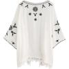 imageSweatyRocks Womens Floral Lace Crochet Kimono Cardigan Beach Wear Cover upWhite7