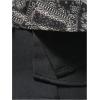 imageSweatyRocks Mens 2 Piece Outfits Color Block Paisley Print Button Down Shirt and Shorts SetBlack
