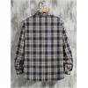 imageSweatyRocks Mens Big and Tall Plaid Shirts Plus Size Button Down Long Sleeve Casual ShirtsMulticolor