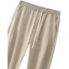 imageSweatyRocks Mens Casual Drawstring Waist Solid Pants Loose Fit Joggers Sweatpants with Slant PocketKhaki