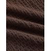 imageSweatyRocks Mens Short Sleeve Collared Neck T Shirt Knitted Golf Shirt Solid Business Shirt TopsCoffee Brown