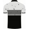 imageSweatyRocks Mens Striped Color Block Golf Shirts Short Sleeve Collar Tennis ShirtsMulticolor