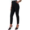 imageSweatyRocks Womens Casual Skinny Leggings Stretchy High Waisted Work PantsBelted Black