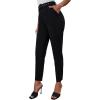 imageSweatyRocks Womens Casual Skinny Leggings Stretchy High Waisted Work PantsBelted Black