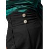 imageSweatyRocks Womens Casual Skinny Leggings Stretchy High Waisted Work PantsCrop Wide Waist Black