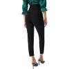 imageSweatyRocks Womens Casual Skinny Leggings Stretchy High Waisted Work PantsCrop Wide Waist Black