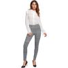 imageSweatyRocks Womens Casual Skinny Leggings Stretchy High Waisted Work PantsGrey Plaid