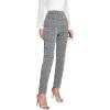 imageSweatyRocks Womens Casual Skinny Leggings Stretchy High Waisted Work PantsLight Grey Plaid