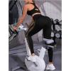 imageSweatyRocks Womens Solid Cut Out High Waist Stretchy Long Yoga Athletic LeggingBlack
