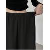 imageSweatyRocks Womens Wide Leg Sweatpants Elastic High Waisted Jogger Pants with PocketsBlack